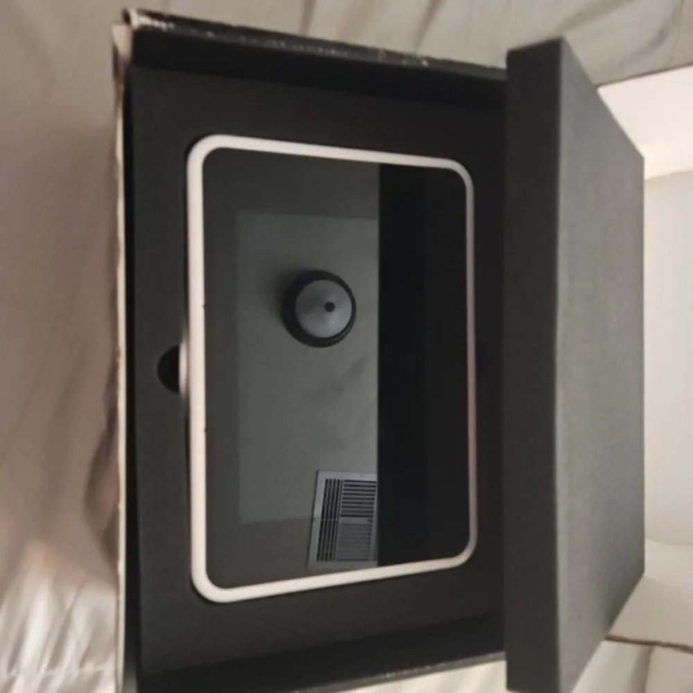 Vivint Black Tablet with Minimalist Interface